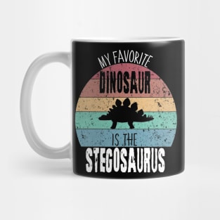 My Favorite Dinosaur is the Stegosaurus Mug